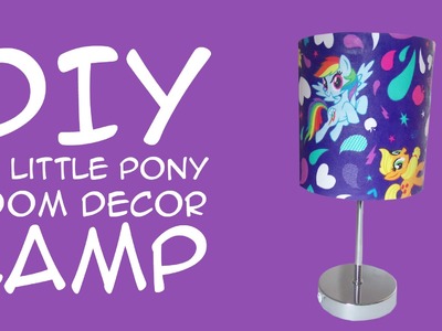 DIY My Little Pony Room Decor Rainbow Dash Lamp: Crafty McFangirl Tutorial