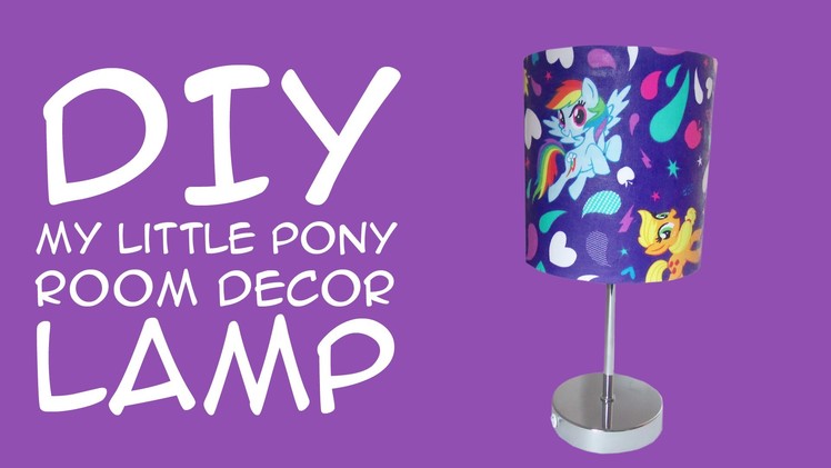 DIY My Little Pony Room Decor Rainbow Dash Lamp: Crafty McFangirl Tutorial