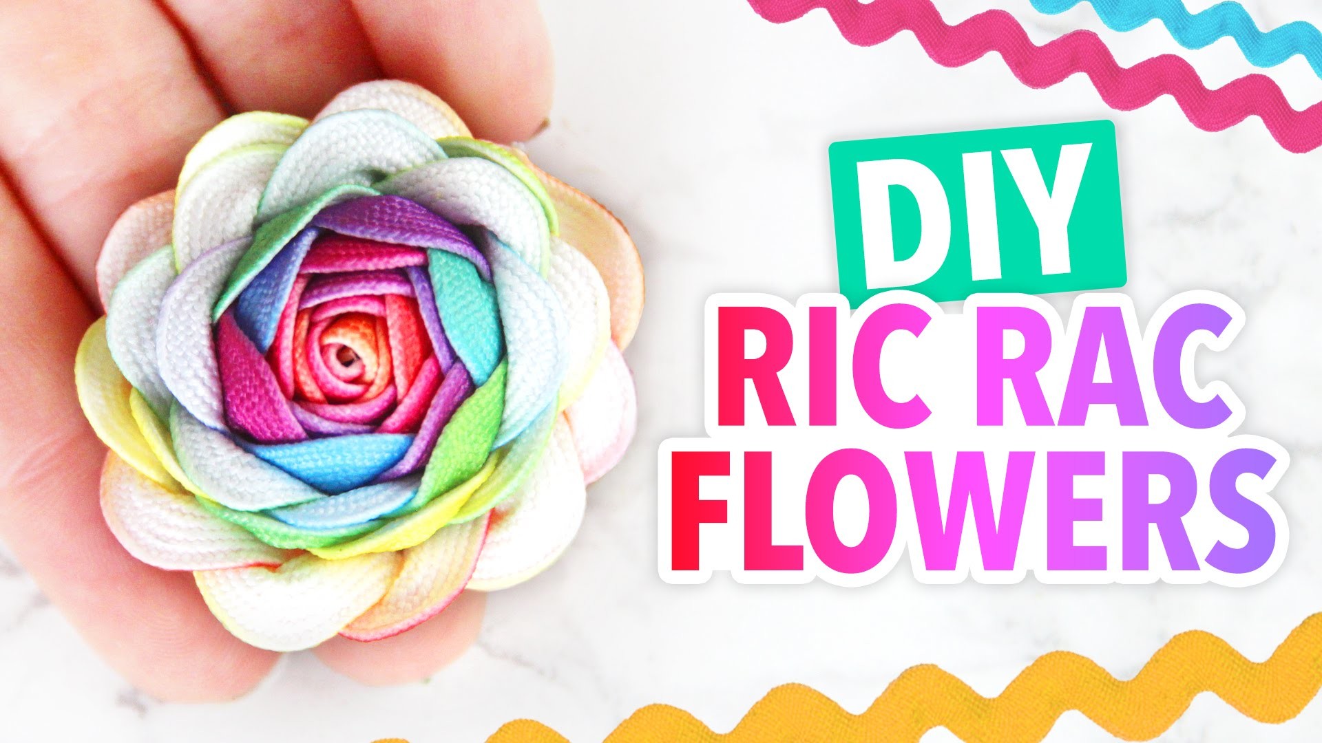 DIY Ric Rac Flowers ~ Cute & Easy! - HGTV Handmade