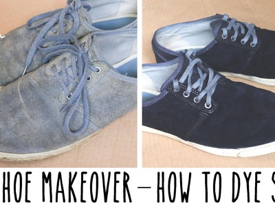 DIY shoe makeover - How to dye suede & refresh your favourite pumps