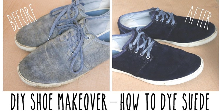 DIY shoe makeover - How to dye suede & refresh your favourite pumps