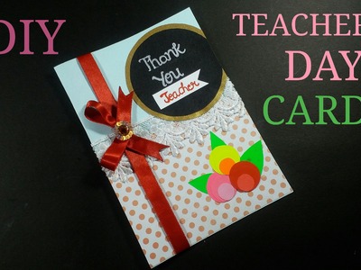 DIY# TEACHER'S DAY GREETING CARD. HOW TO MAKE. CWM# 8