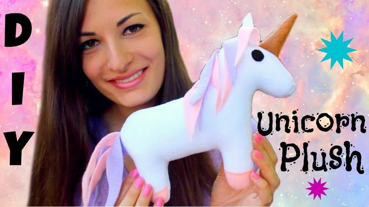 DIY Unicorn Plush - How To Make a Stuffed Animal - Tutorial