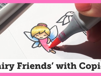How To Copic Colour "Fairy Friends" from Lawn Fawn - Video #027