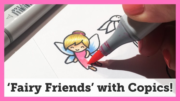 How To Copic Colour "Fairy Friends" from Lawn Fawn - Video #027