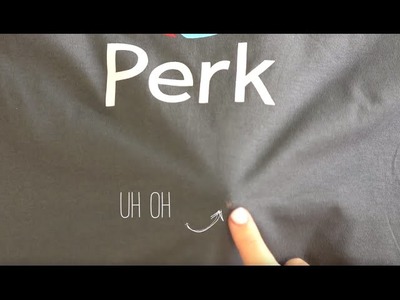How To Fix a Hole in a Shirt - DIY$ by Perk