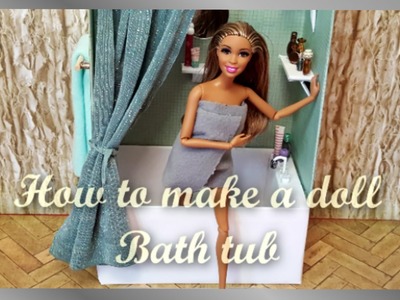 How to make a doll tub