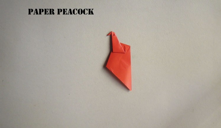 How to make paper peacock easy | How to make peacock with paper