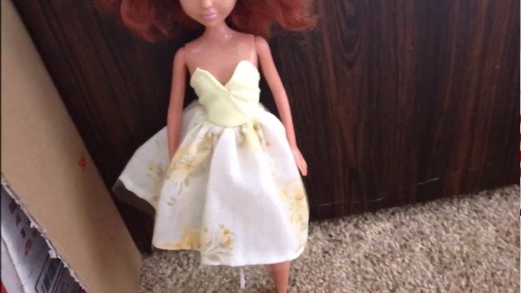 How To Make Two Cute Summer Dresses in 10 Minutes. Doll Craft