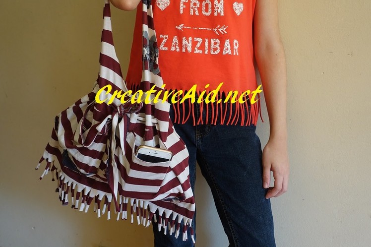 How to Turn a Shirt into a Fantastic Bag - Easy DIY