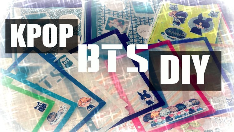 KPOP - BTS School Supplies DIY