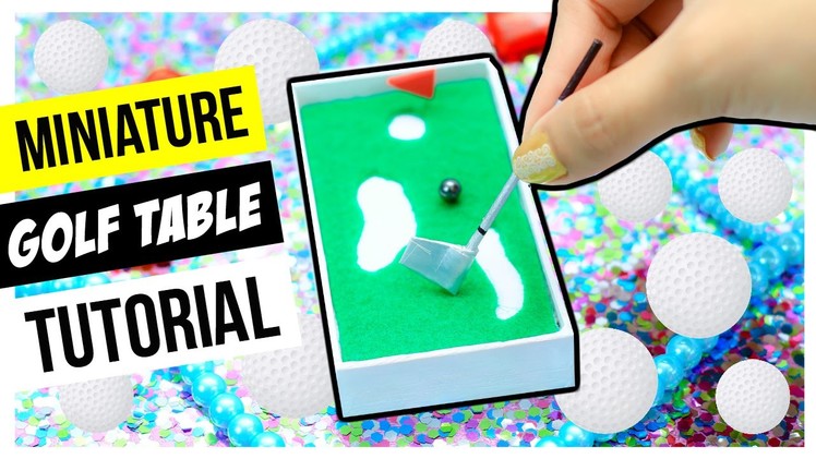 Miniature Golf Table Tutorial ~ Mini Golf Table ~ EASY DIY