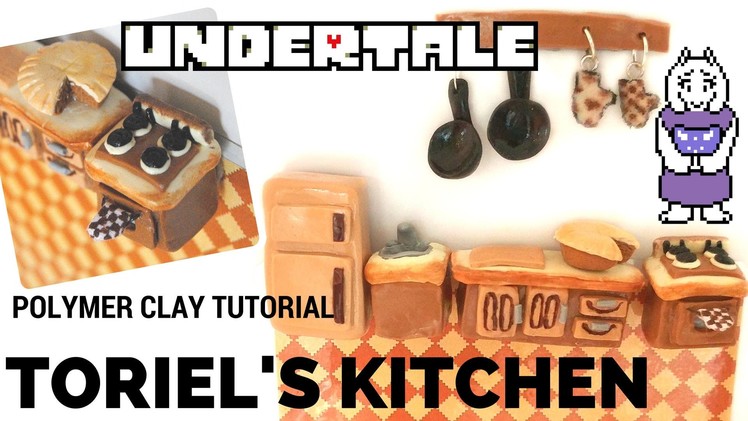 UNDERTALE Polymer Clay Tutorial-Toriel's Kitchen Magnets and Dry-Erase Board DIY