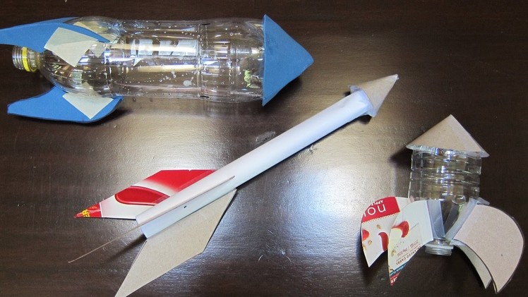 Air Powered Rockets Part 3: Easy Paper and Plastic Bottle Rockets