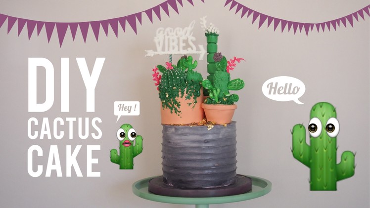 DIY Cactus Cake | Most Satisfying Cake Decorating Video | Greggy Soriano