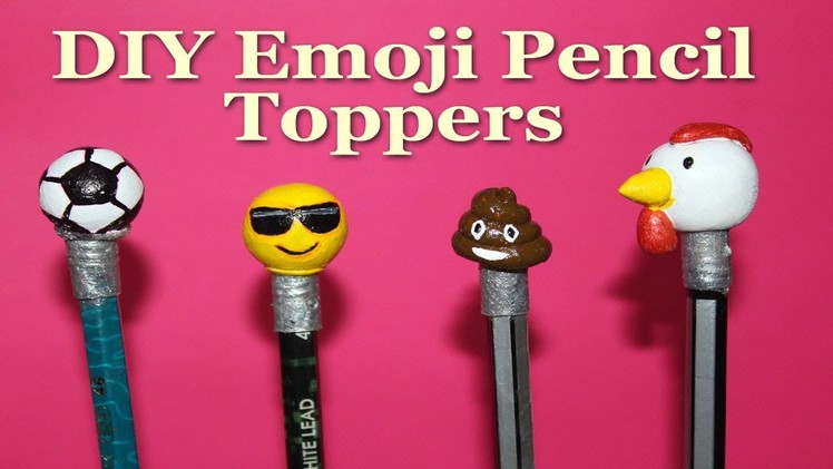 DIY Emoji Pencil Toppers | Craftosphere Episode 3