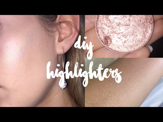 DIY Highlighters | Rainbow, Purple, Pink and Nude