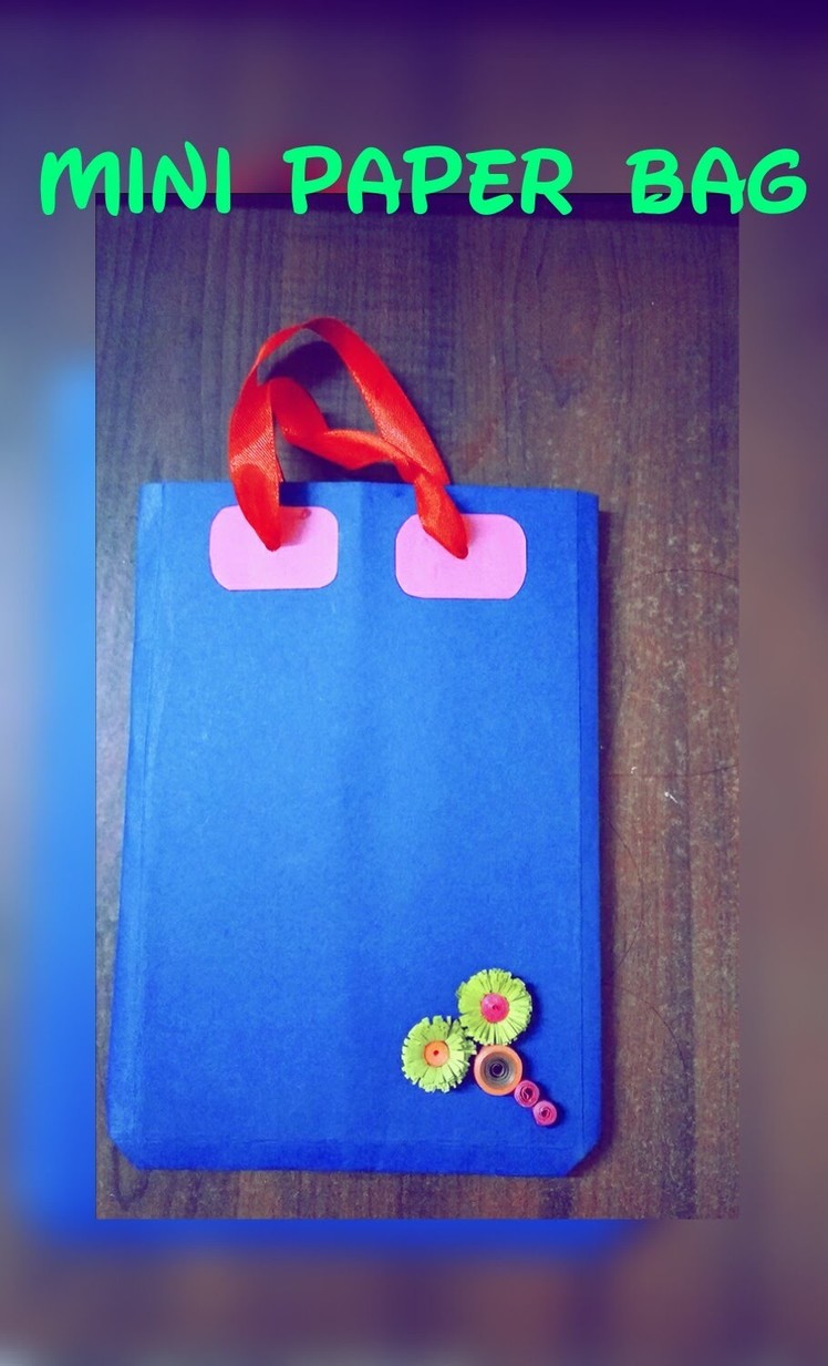 DIY(Hindi): How to make Mini Paperbag