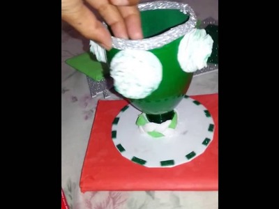 DIY I Made This 14th August Gift Jar Out Of Plastic Bottle And Disk 2016.