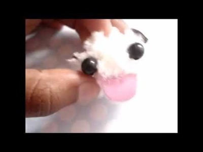 DIY kawaii poro pom pom charm