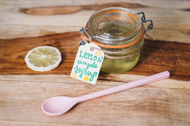 DIY Lemon Simple Syrup (AKA THE BEST THING EVER!)