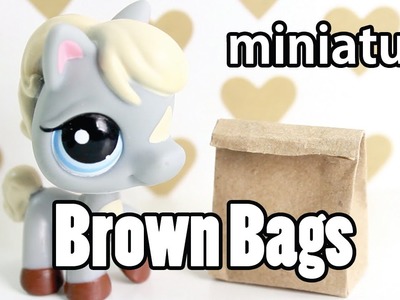DIY - miniature Brown Bag  for School (REALLY WORKS!)