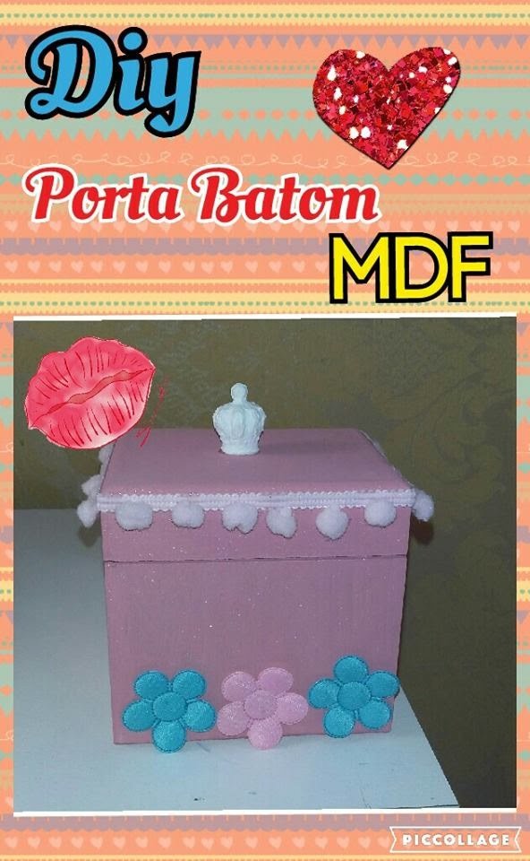 DIY Porta batom em MDF