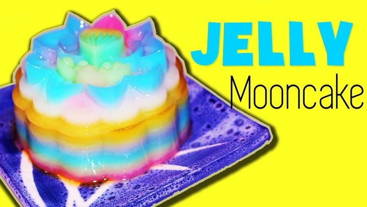 DIY Rainbow Jelly Cake| How to make Unicorn Mooncake (Collab with Soozooya)