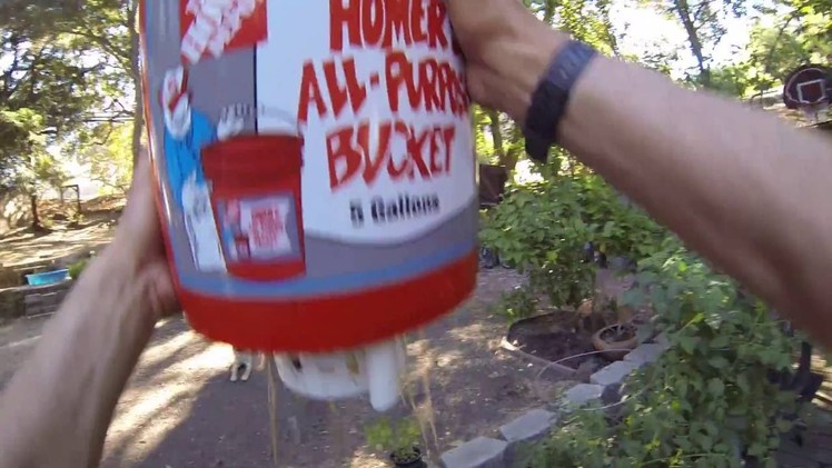 DIY Self Watering Bucket System in 5 minutes for $7