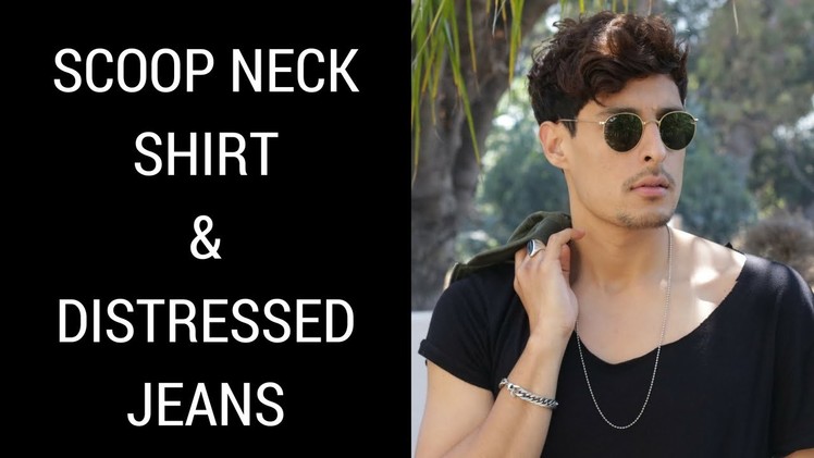 Easy DIY Clothing Tutorials | Scoop Neck T-Shirt