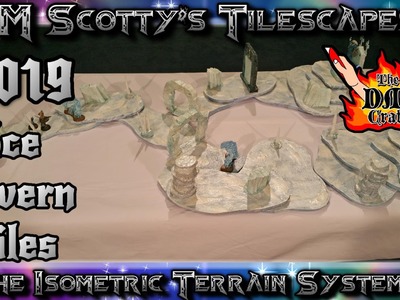 Easy DIY ICE CAVERN TILES for D&D and Pathfinder (DM Scotty's TILESCAPES #019)