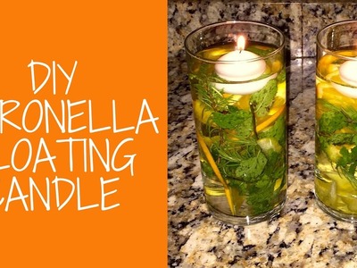 Essential Oils | DIY Citronella Floating Candle
