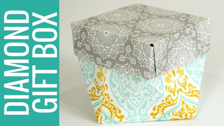 How to Make a Diamond Gift Box: Gift Bag Punch Board