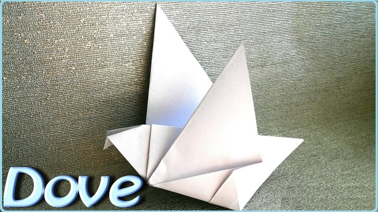 How to make a Dove made of Paper in 2 Minutes? Origami Bird for Beginners