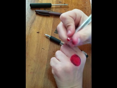 How To Make A Fake Cut with Pen And Sharpie.