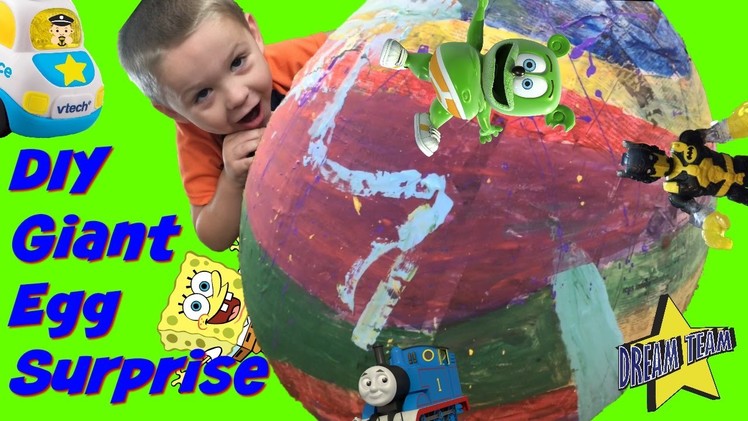 How To Make A Giant Surprise Egg! DIY - Homemade! Surprise Toys Inside!