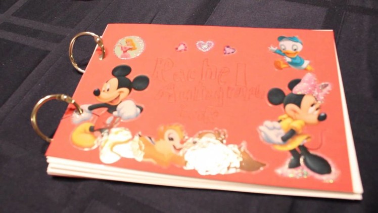 How To Make An Autograph Book For Disneyland