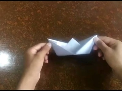 How to make an Indian paper boat.