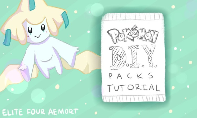 How to Make Homemade Pokemon Booster Packs! DIY