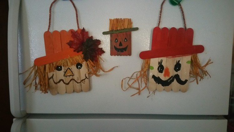 Kid friendly fall diy scarecrow project