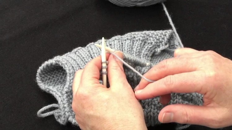 Knitting Plain and Purl Stitches