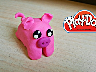 Play Doh Baby Pig  How to make | Como hacer cerdito bebe de Plastilina Play Doh