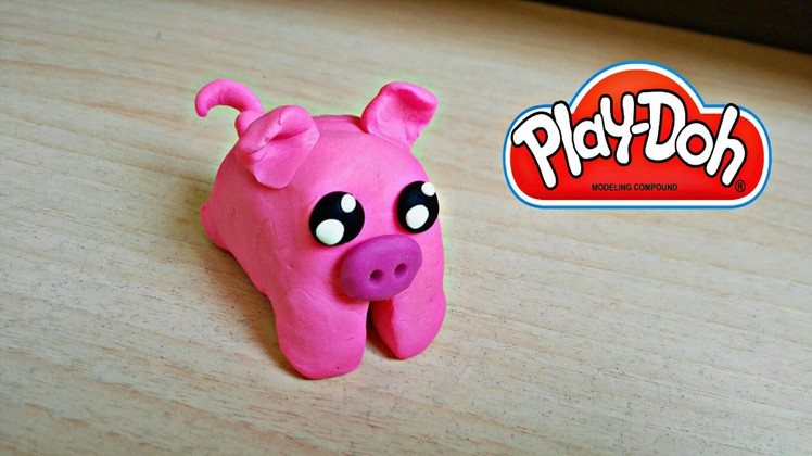 Play Doh Baby Pig  How to make | Como hacer cerdito bebe de Plastilina Play Doh