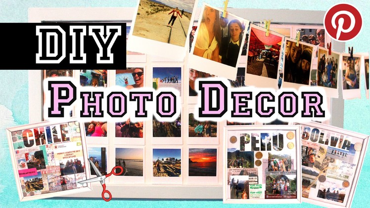 Cheap DIY ROOM DECOR to Display Your PHOTOS & MEMORIES | Mayllie