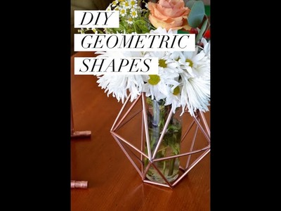 DIY Copper Geometric Shapes