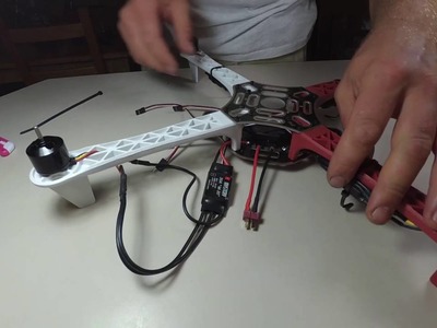 DIY How to build F450 quadcopter. Timelapse.