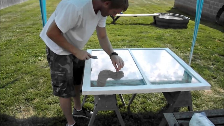 DIY How To Glaze A Window.