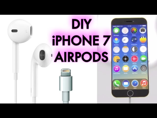 DIY iPhone 7 Airpods Headphones Tutorial (Parody)