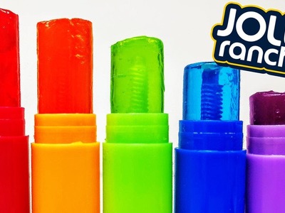 DIY: Make Your Own EDIBLE JOLLY RANCHER LOLLY POP CANDY TREATS using CHAPSTICK! Super Tasty & Easy!