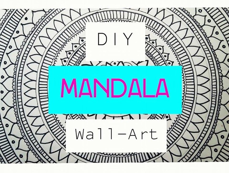 DIY Mandala wall hanging decor 